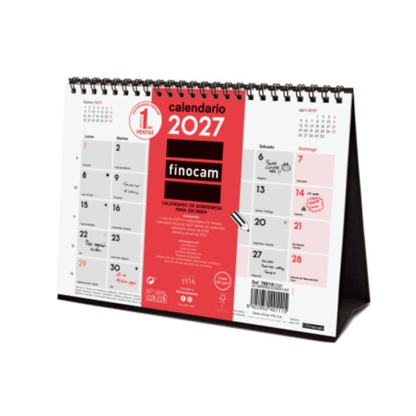 Calendário Mesa 2027