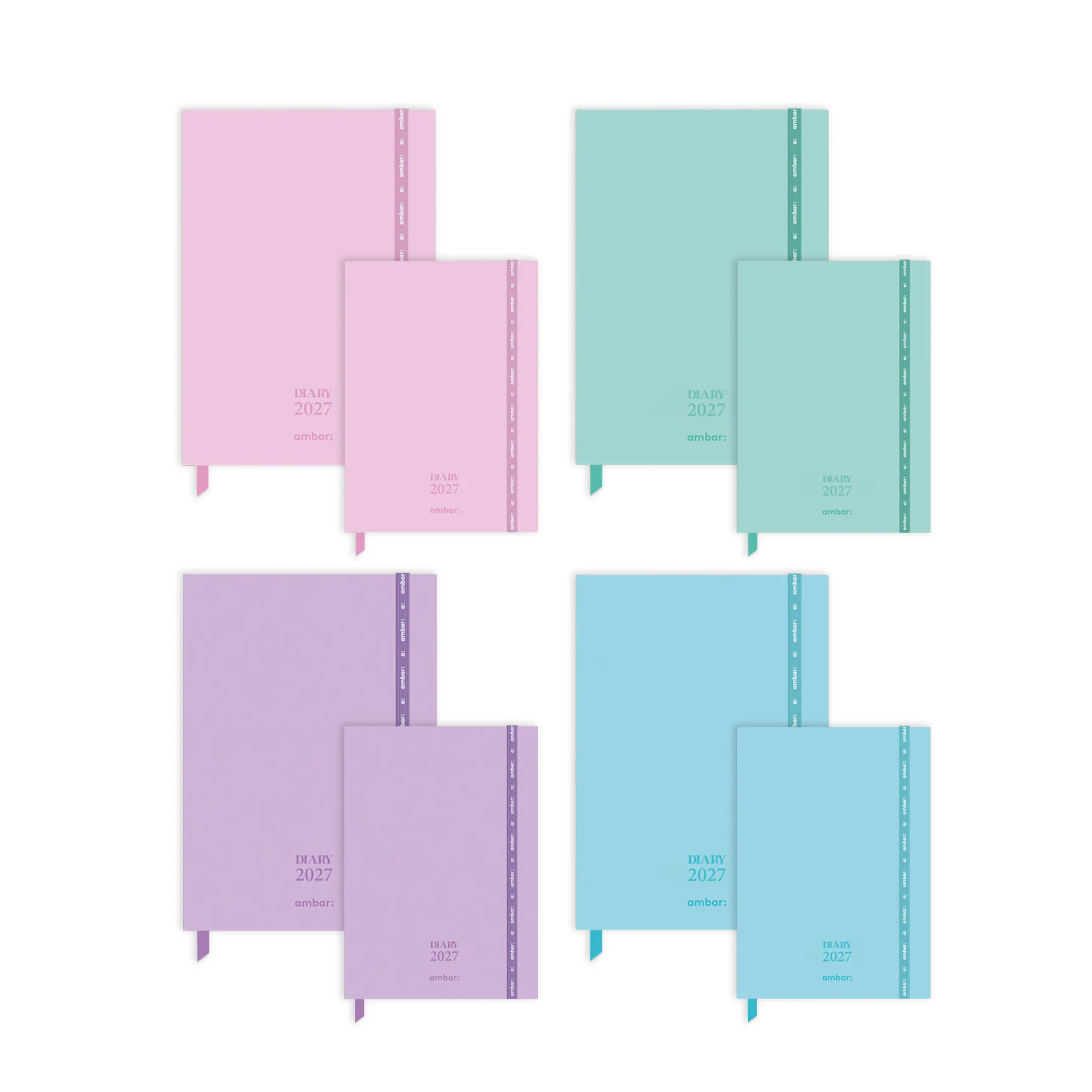 Agenda Mini Secretária 1 Dia Pastel Color