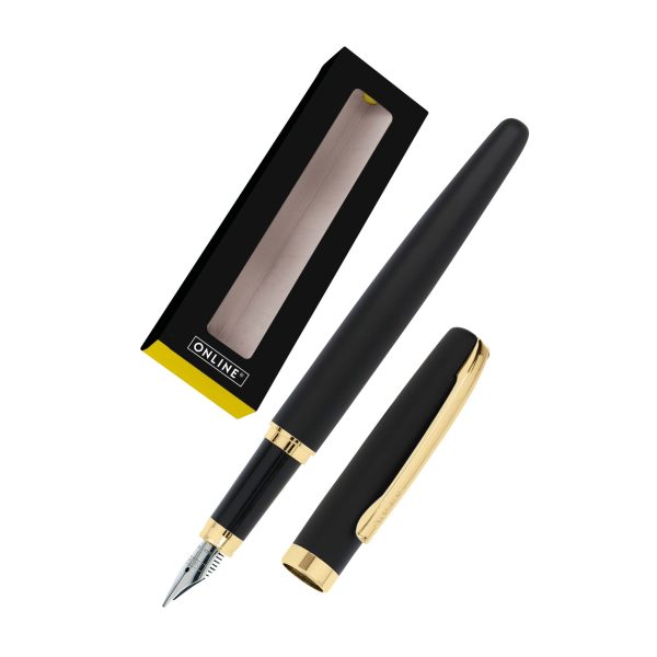 Caneta Eleganza Classic Black Gold