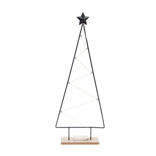 Árvore Natal Metal c/Led 51x20cm