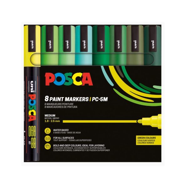 Carteira c/ 8 Marcadores PC5M Green Color
