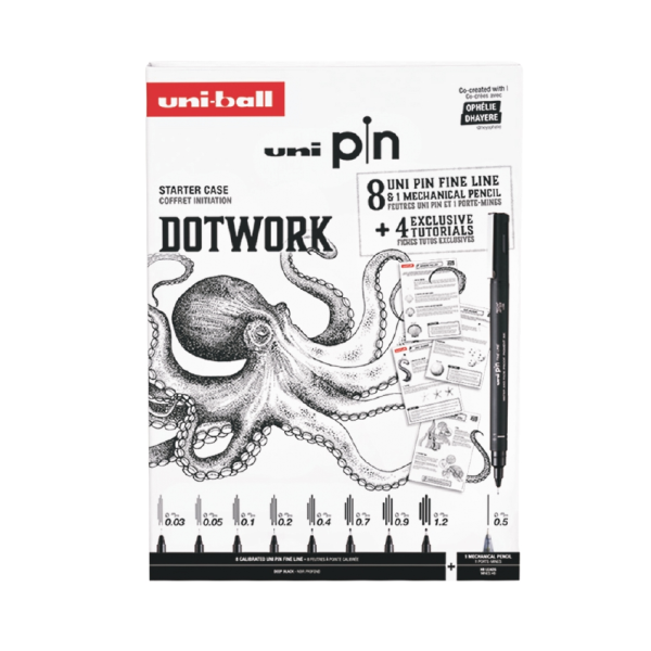 Marcadores Pin Coleção Dotwork nº4 Cx.8un.