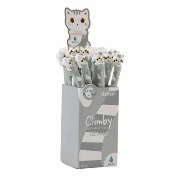Esferográfica Climby White Cat Cx.18un.
