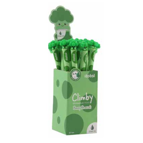 Esferográfica Climby Benny Broccoli Cx.18un.