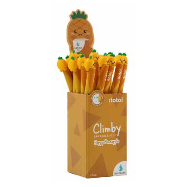 Esferográfica Climby Poppy Pineapple Cx.18un.