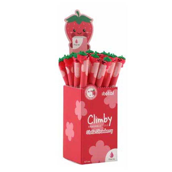 Esferográfica Climby Stella Strawberry Cx.18un.
