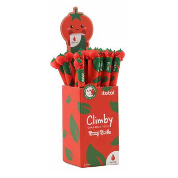 Esferográfica Climby Tommy Tomato Cx.18un.