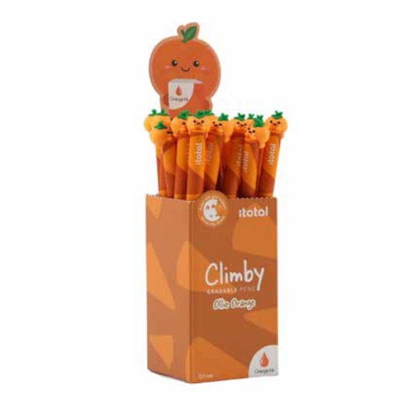 Esferográfica Climby Olly Orange Cx.18un.